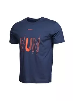 Мужская футболка TIMON темно-синяя Hummel