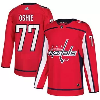 Мужская футболка TJ Oshie Red Washington Capitals Authentic Player adidas