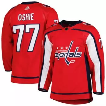 Мужская футболка TJ Oshie Red Washington Capitals Home Primegreen Authentic Pro Player adidas