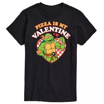 Мужская футболка TMNT Pizza — моя футболка ко Дню святого Валентина Licensed Character