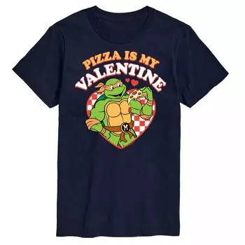 Мужская футболка TMNT Pizza — моя футболка ко Дню святого Валентина Licensed Character
