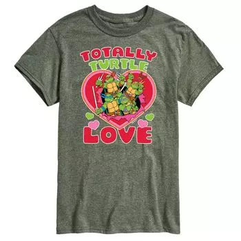 Мужская футболка TMNT Totally Turtle Love Licensed Character