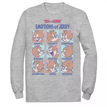Мужская футболка Tom And Jerry Emotions Of Jerry Box Up Licensed Character
