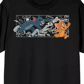 Мужская футболка Tom & Jerry Chalk Art Licensed Character