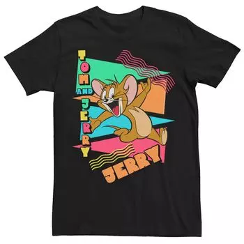 Мужская футболка Tom & Jerry Vintage 90-х с треугольными чашками Licensed Character