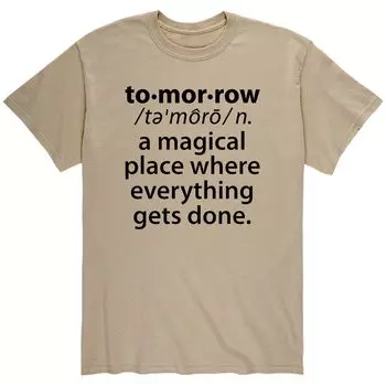 Мужская футболка Tomorrow Definition Licensed Character