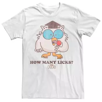 Мужская футболка Tootsie Pop How Many Licks Licensed Character