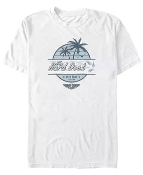 Мужская футболка Top Gun Hard Deck Palms с коротким рукавом Fifth Sun, белый