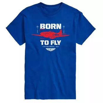 Мужская футболка Top Gun Maverick Born To Fly Licensed Character