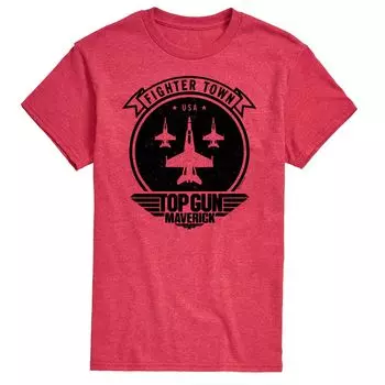 Мужская футболка Top Gun Maverick Fighter Town Licensed Character