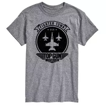 Мужская футболка Top Gun Maverick Fighter Town Licensed Character