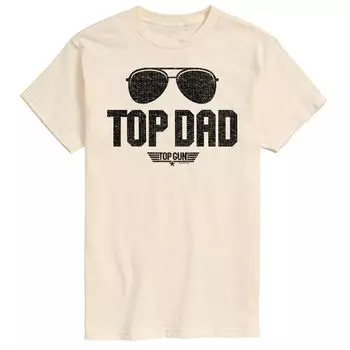 Мужская футболка Top Gun Top Dad Licensed Character
