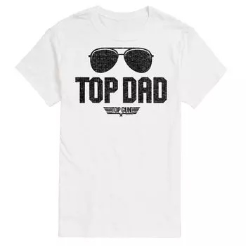 Мужская футболка Top Gun Top Dad Licensed Character