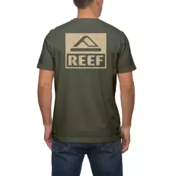 Мужская футболка Topo Graphic Reef, цвет military green
