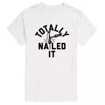 Мужская футболка Totally Nailed It Licensed Character