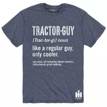 Мужская футболка Tractor Guy Definition Licensed Character, цвет Heather Blue