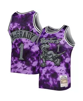 Мужская футболка tracy mcgrady purple toronto raptors 1998-99 galaxy swingman Mitchell &amp; Ness, фиолетовый
