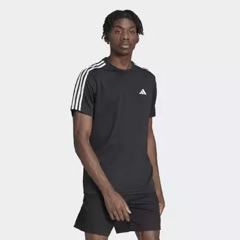 Мужская футболка Train Essentials 3 полоски Adidas, белый
