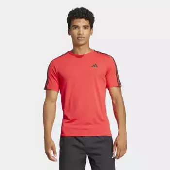 Мужская футболка Train Essentials Training 3 полоски Adidas, красный