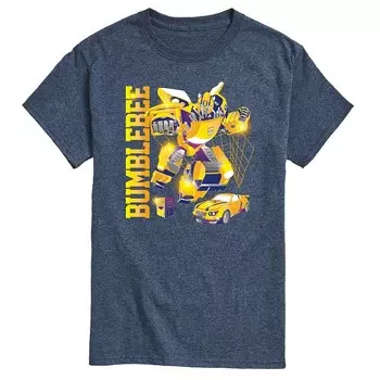 Мужская футболка-трансформер Bumblebee Licensed Character, цвет Heather Blue