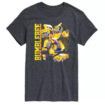Мужская футболка-трансформер Bumblebee Licensed Character, цвет Heather Charcoal
