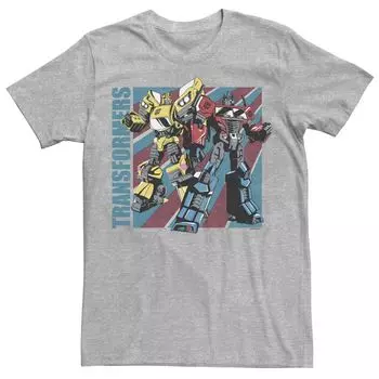 Мужская футболка Transformers Americana с портретом Licensed Character