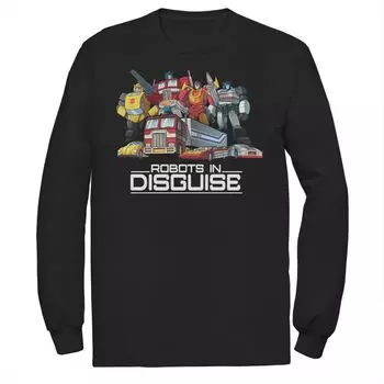 Мужская футболка Transformers с групповыми снимками замаскированных роботов Licensed Character