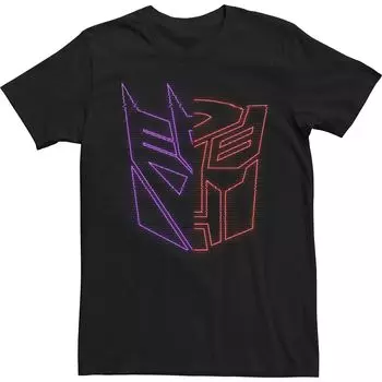 Мужская футболка Transformers: War For Cybertron с голографическим разрезом и логотипом Licensed Character