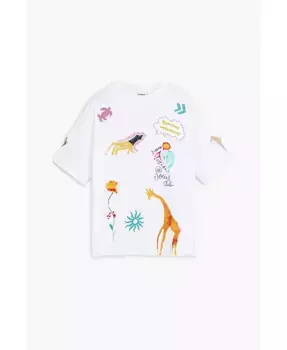 Мужская футболка Tribe Desigual, белый