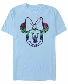 Мужская футболка Tropic Fill Minnie с короткими рукавами и круглым вырезом Fifth Sun, синий