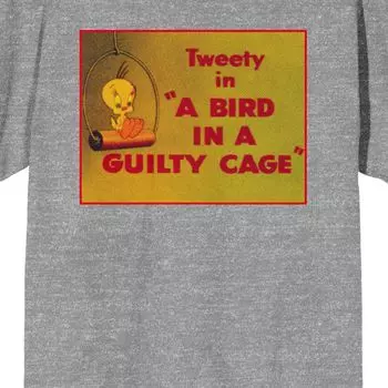 Мужская футболка Tweetie Bird Looney Tunes Licensed Character