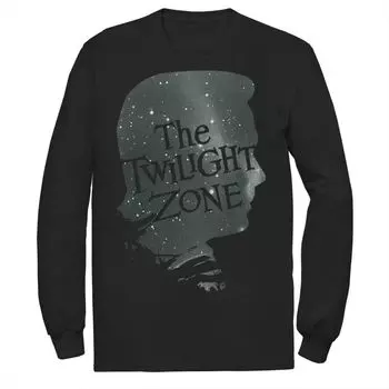 Мужская футболка Twilight Zone Galactic Icon Face Profile Licensed Character