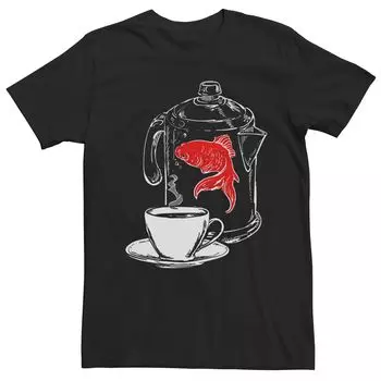 Мужская футболка Twin Peaks Fish Outlines Licensed Character