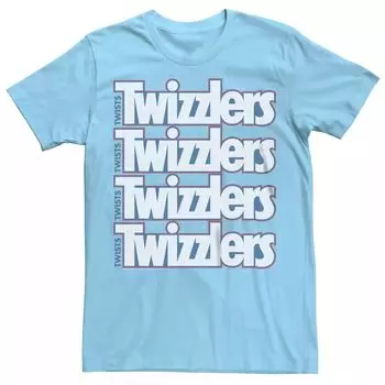 Мужская футболка Twizzlers с простым логотипом и графическим рисунком Licensed Character
