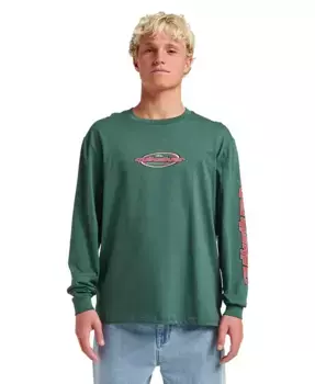 Мужская футболка Two Thousand с длинным рукавом Quiksilver, зеленый