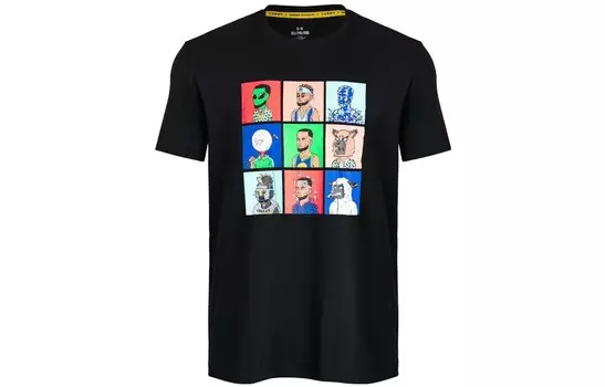 Мужская футболка Under Armour, цвет Black