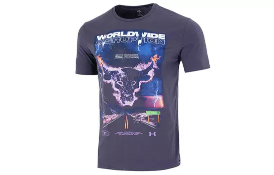 Мужская футболка Under Armour, фиолетовый