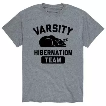 Мужская футболка университетской команды Hibernation Team Licensed Character