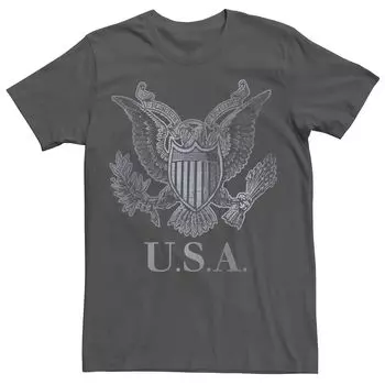 Мужская футболка USA Eagle с винтажным рисунком Licensed Character