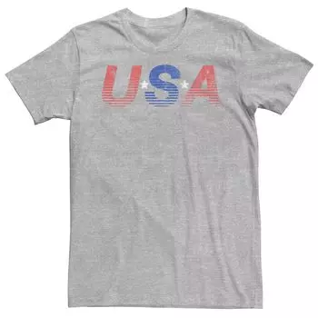 Мужская футболка USA Line с градиентом, красно-белая и синяя Licensed Character
