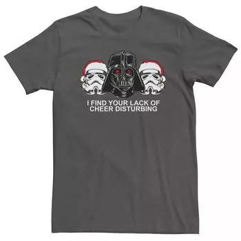 Мужская футболка Vader Trooper Lack Of Cheer Disturbing Tee Licensed Character
