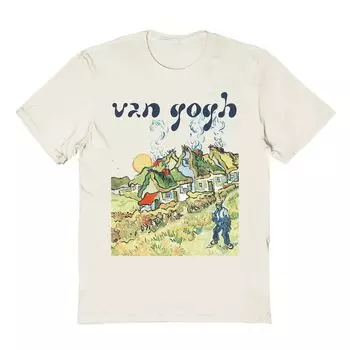Мужская футболка Van Gogh Guy с Houses Licensed Character