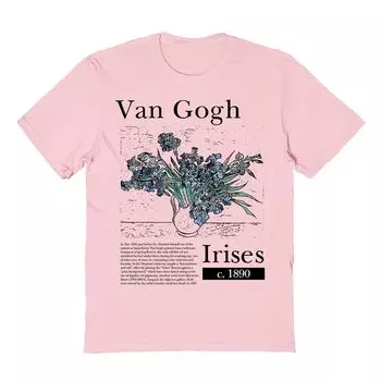 Мужская футболка Van Gogh Van Gogh Irises Licensed Character