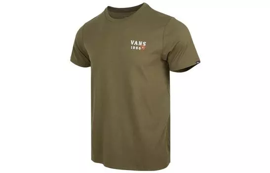 Мужская футболка Vans, цвет Army Green