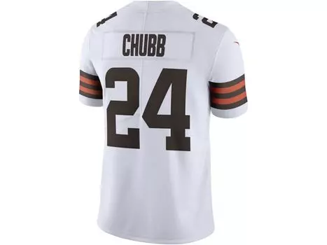 Мужская футболка vapor untouchable limited от cleveland browns - ник чабб Nike, белый
