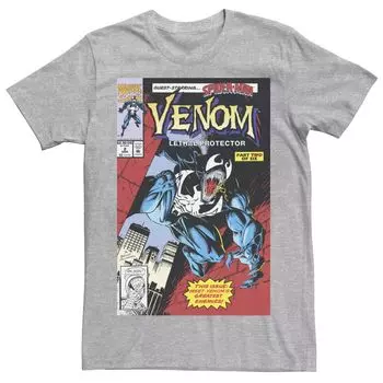 Мужская футболка Venom Lethal Protector в стиле ретро с комиксами Marvel