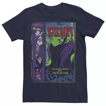 Мужская футболка Villains Deliciously Wicked Comic Disney, синий