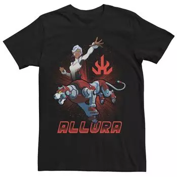 Мужская футболка Voltron: Legendary Defender Allura Riding Lion Licensed Character