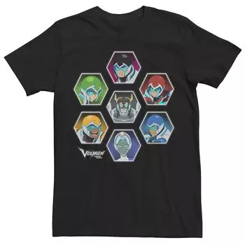 Мужская футболка Voltron: Legendary Defenders Action Poses Licensed Character