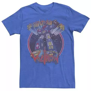Мужская футболка Voltron: Retro Defender с космическим рисунком кандзи Licensed Character